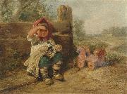 Wilhelm Busch Waiting for friends oil painting artist